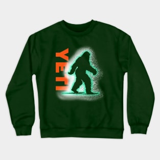 Yeti on Snowshoes Crewneck Sweatshirt